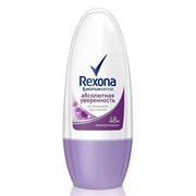 Rexona Антиперспирант Абсолютная уверенность ролик женский 50 мл Rexona Антиперспирант Абсолютная уверенность ролик женский 50 мл