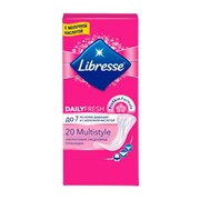 Libresse Ежедневные прокладки DailyFresh MultiStyle 20 шт Libresse Ежедневные прокладки DailyFresh MultiStyle 20 шт