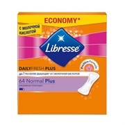 Libresse Ежедневные прокладки DailyFresh Plus Normal 64 шт Libresse Ежедневные прокладки DailyFresh Plus Normal 64 шт