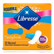 Libresse Ежедневные прокладки DailyFresh Normal 32 шт в индивидуальной упаковке Libresse Ежедневные прокладки DailyFresh Normal 32 шт в индивидуальной упаковке